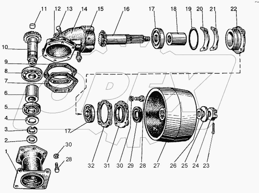 Шкив приводной