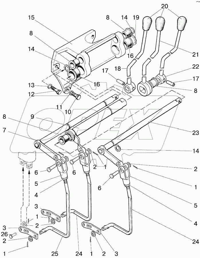 Управление гидрораспределителем (РП70)
