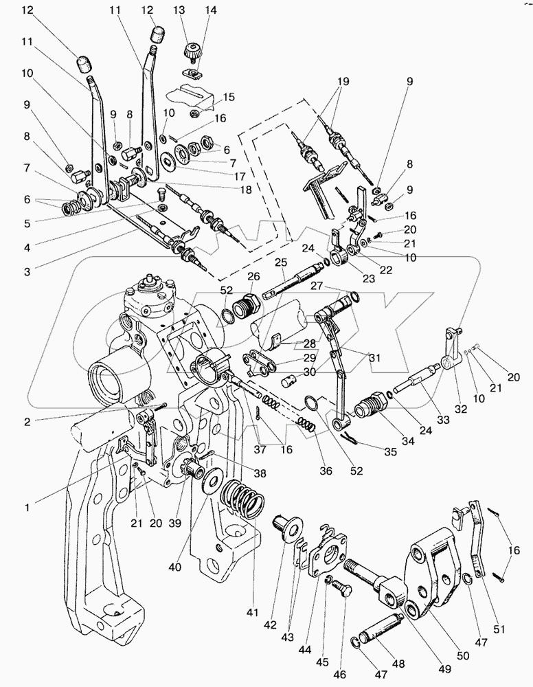 Управление гидроподъемником