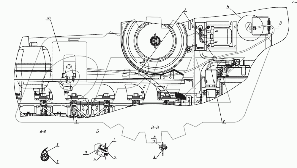 Установка стеклоомывателя