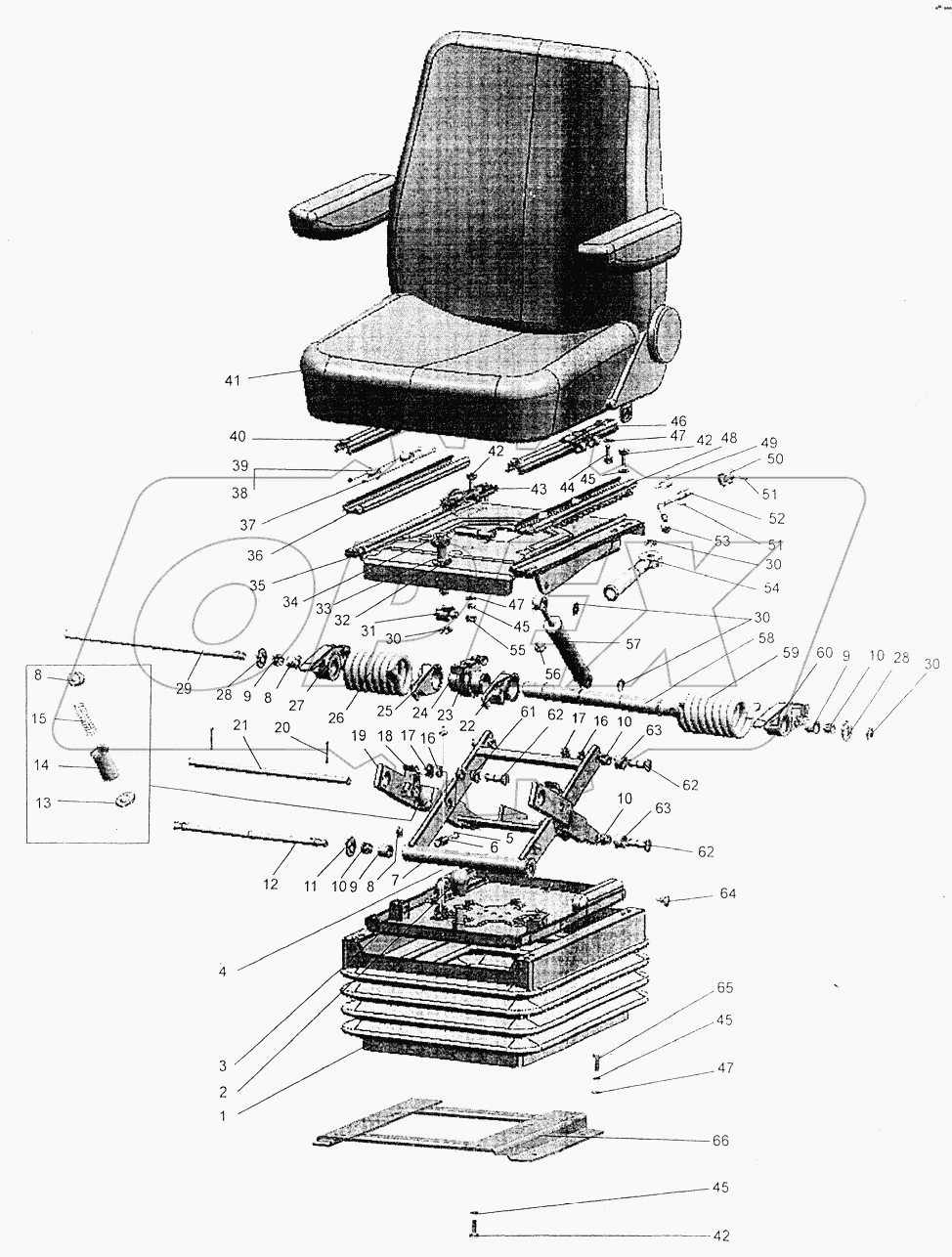 Сиденье оператора
