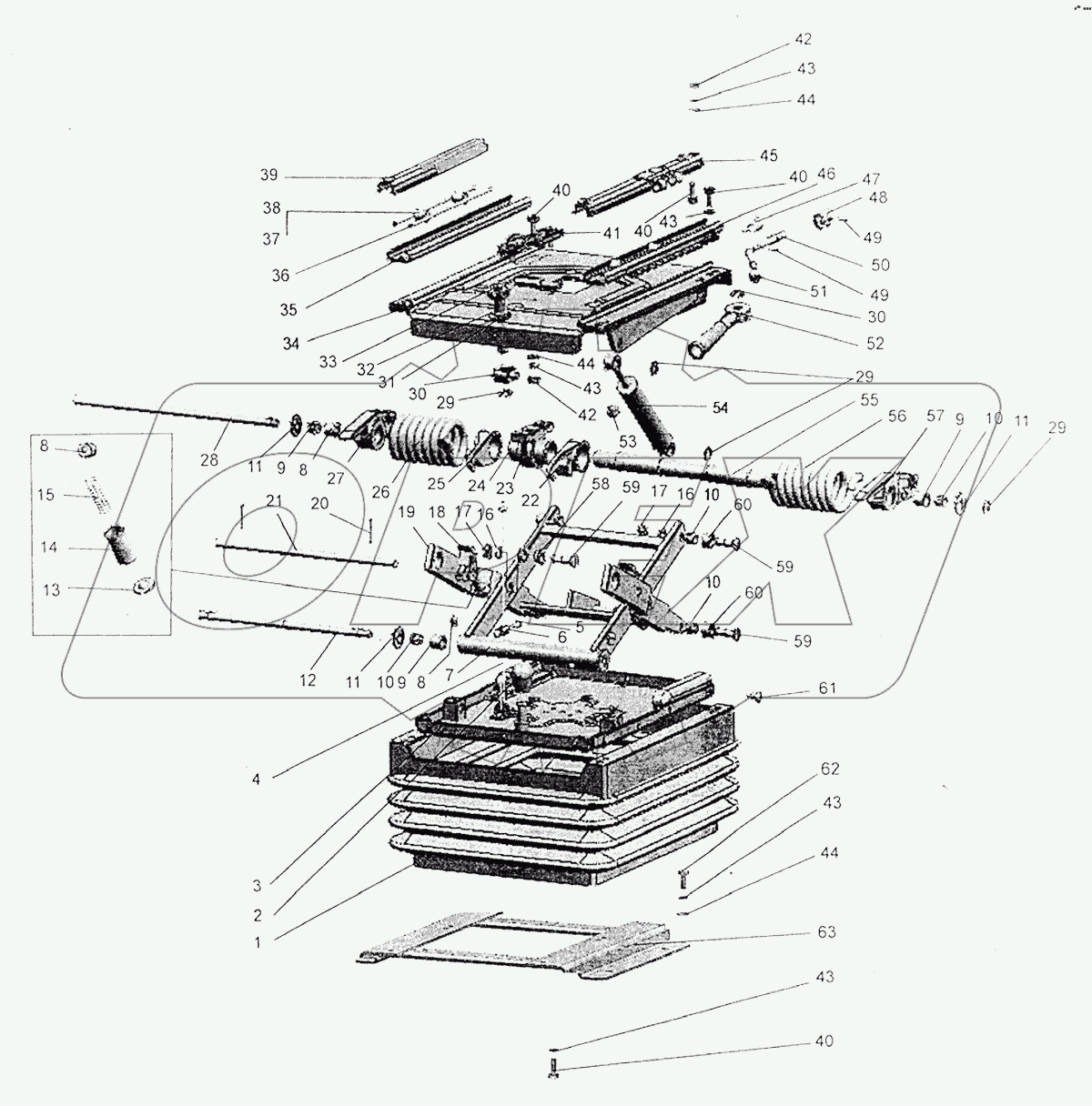 Подвеска сиденья