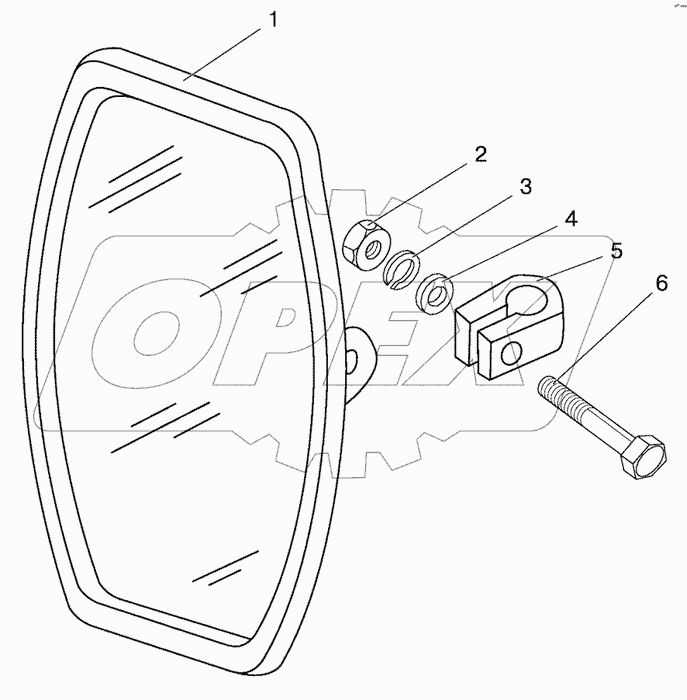 Зеркало наружное