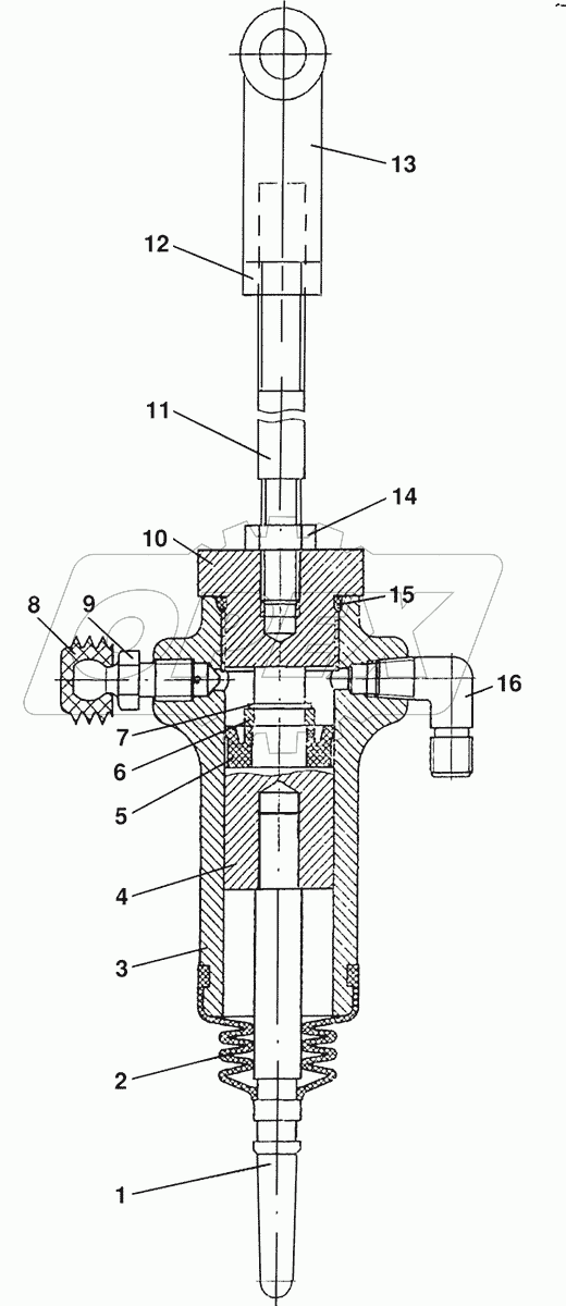 Цилиндр рабочий