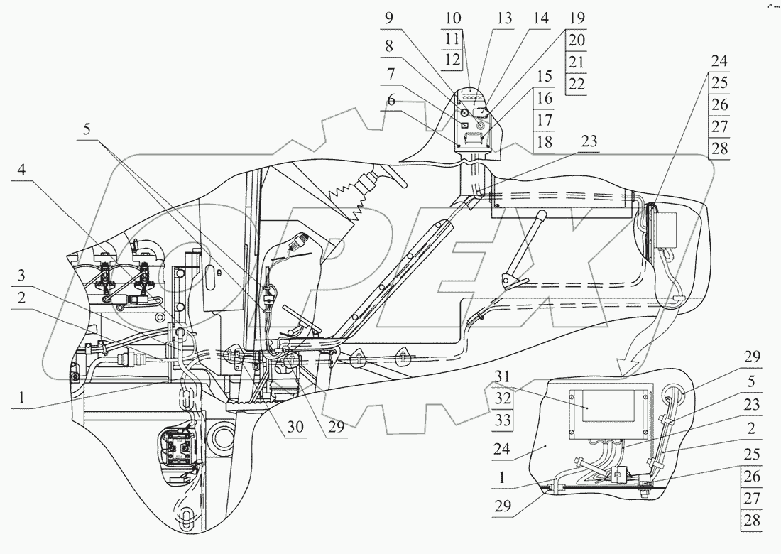 Управление двигателем «ММЗ»