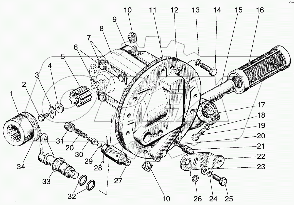 Привод насосов