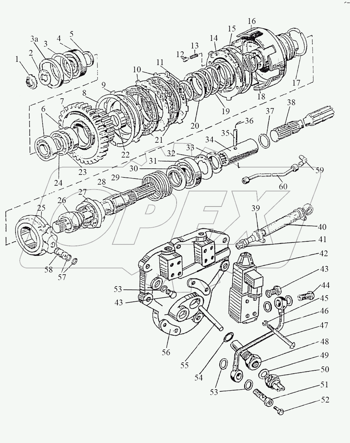 Привод переднего ведущего моста