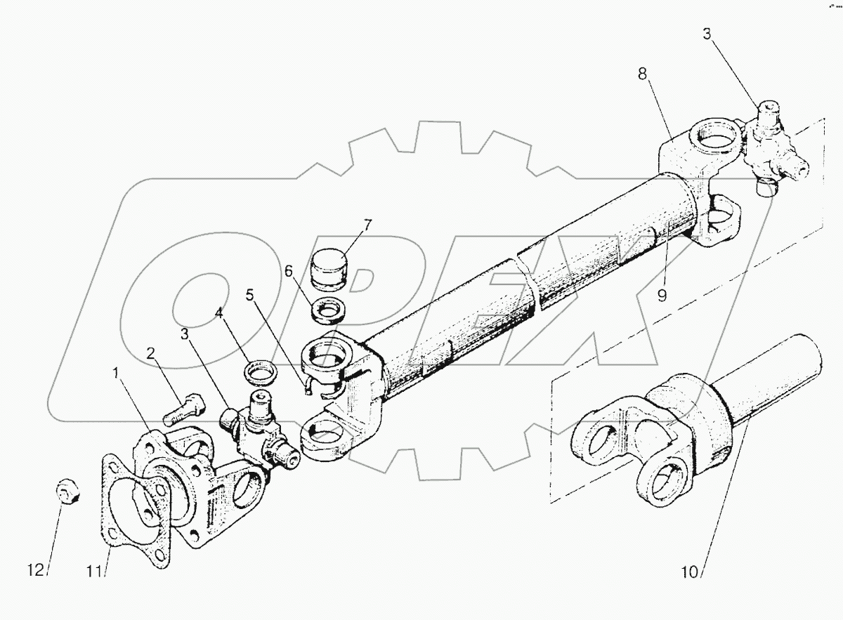 Привод карданный