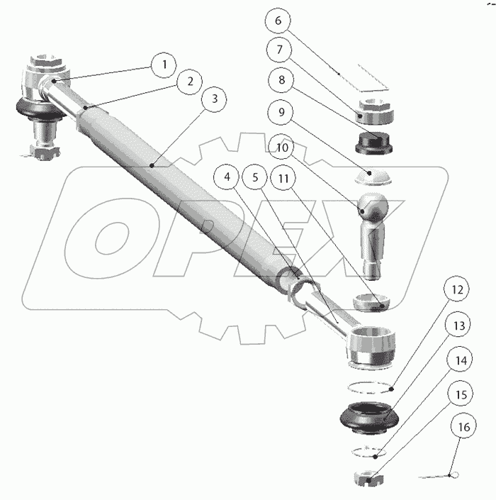 Тяги рулевые