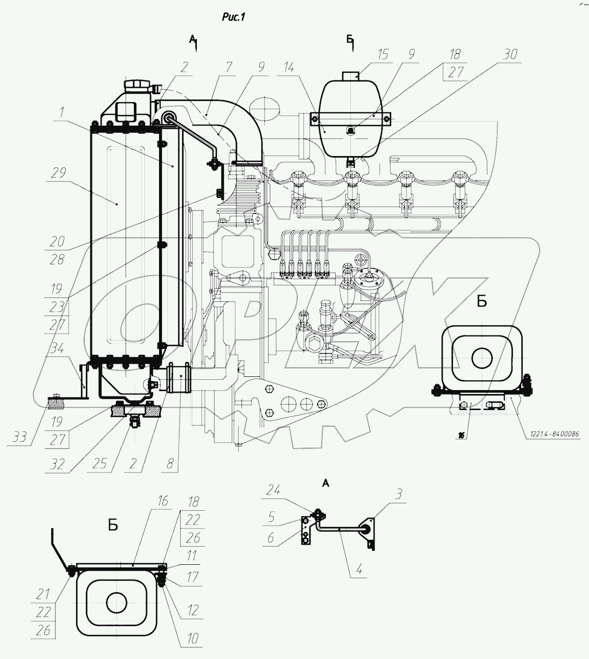 Блок охлаждения 1520-1301009-01
