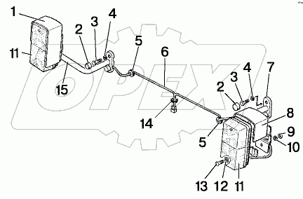 Установка фонарей передних