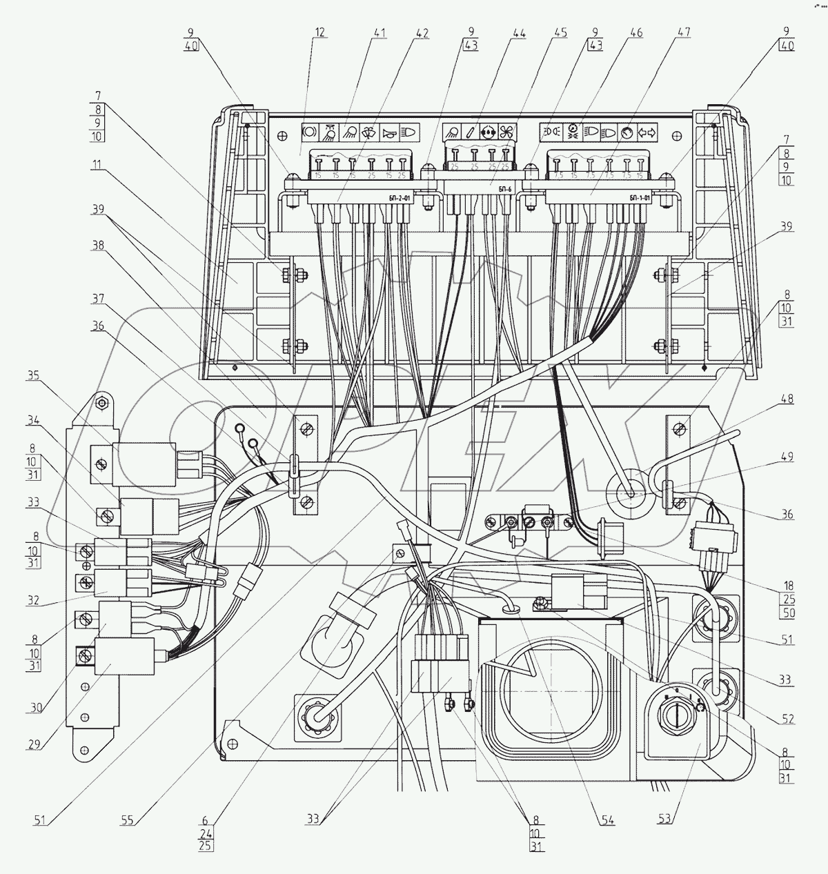 Щиток приборов