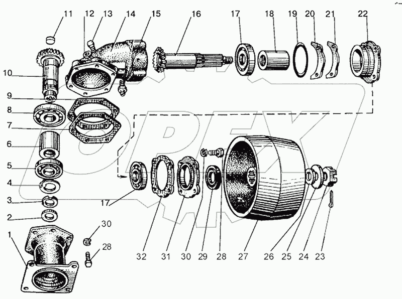 Шкив приводной