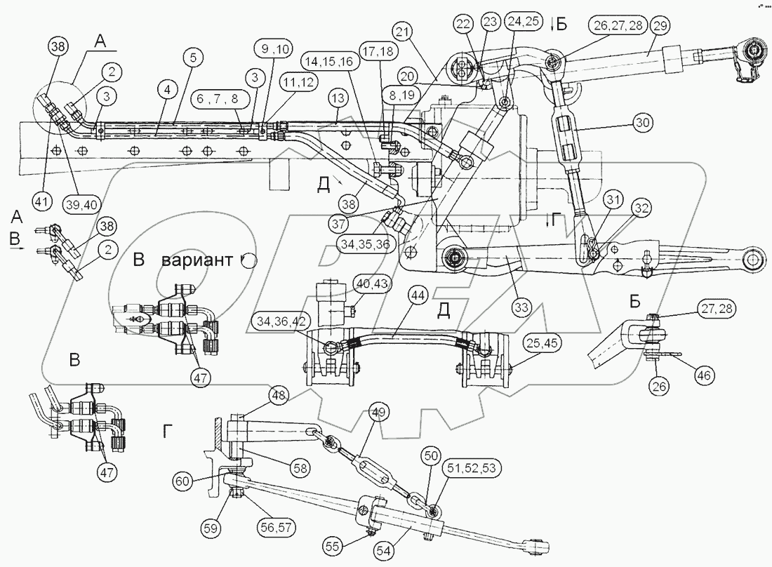 Переднее навесное устройство
