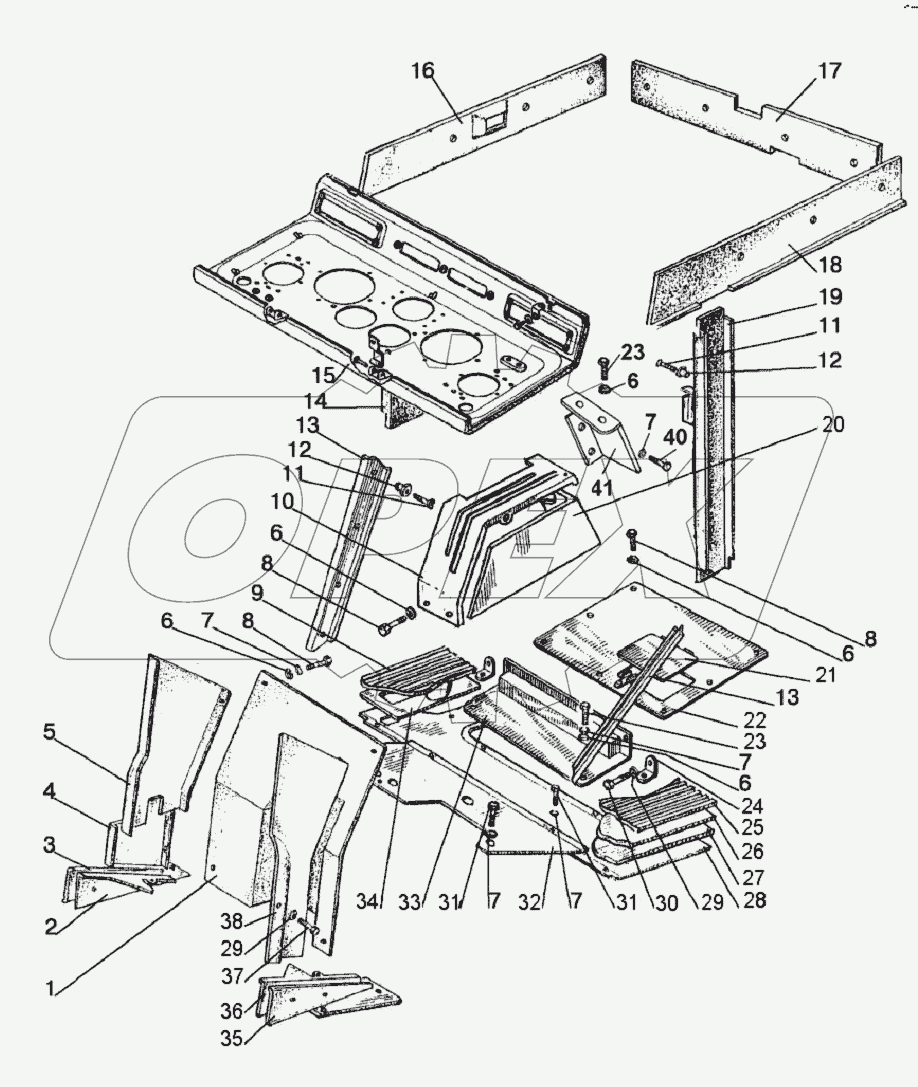 Кабина трактора