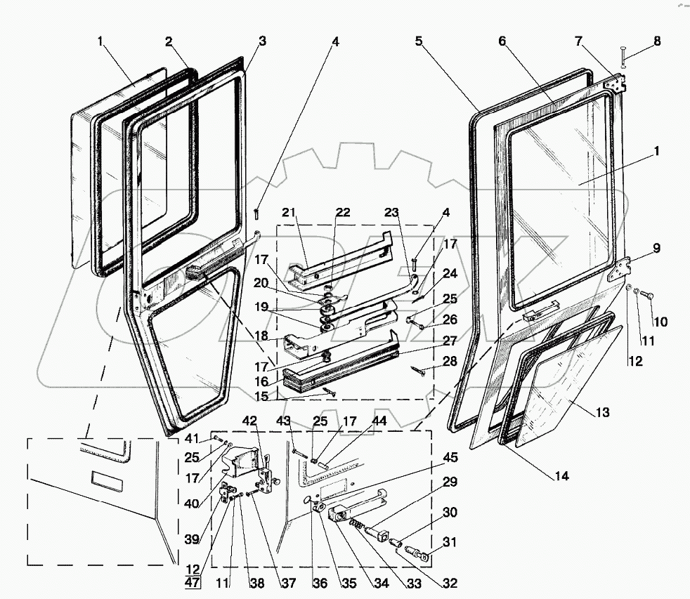 Кабина трактора