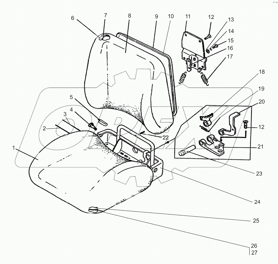 Сиденье оператора