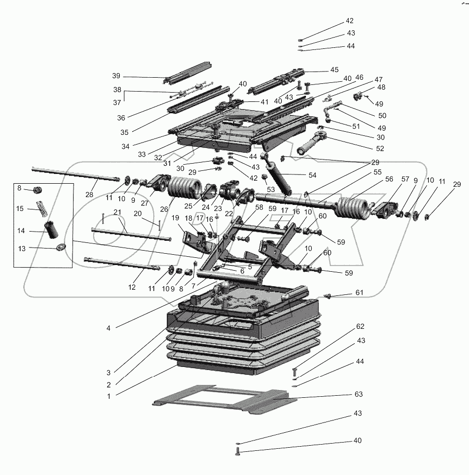 Подвеска сиденья
