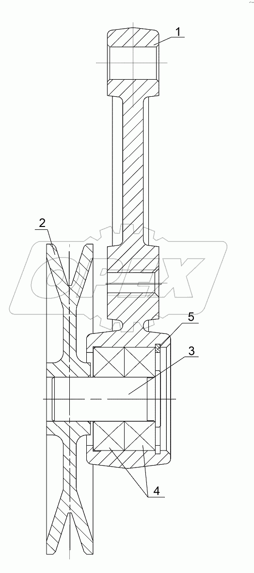 Рычаг натяжной