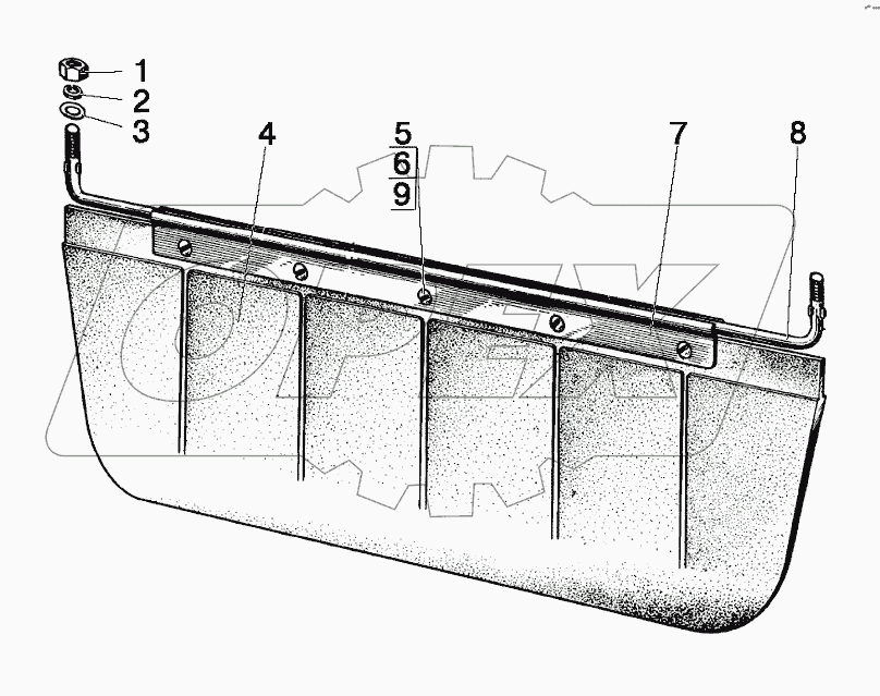 Козырек противосолнечный