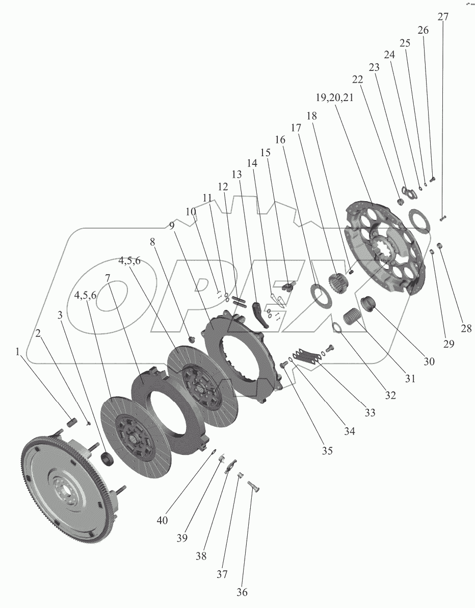 Установка сцепления
