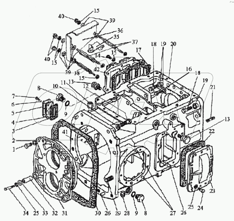 Коробка передач (24F+12R)