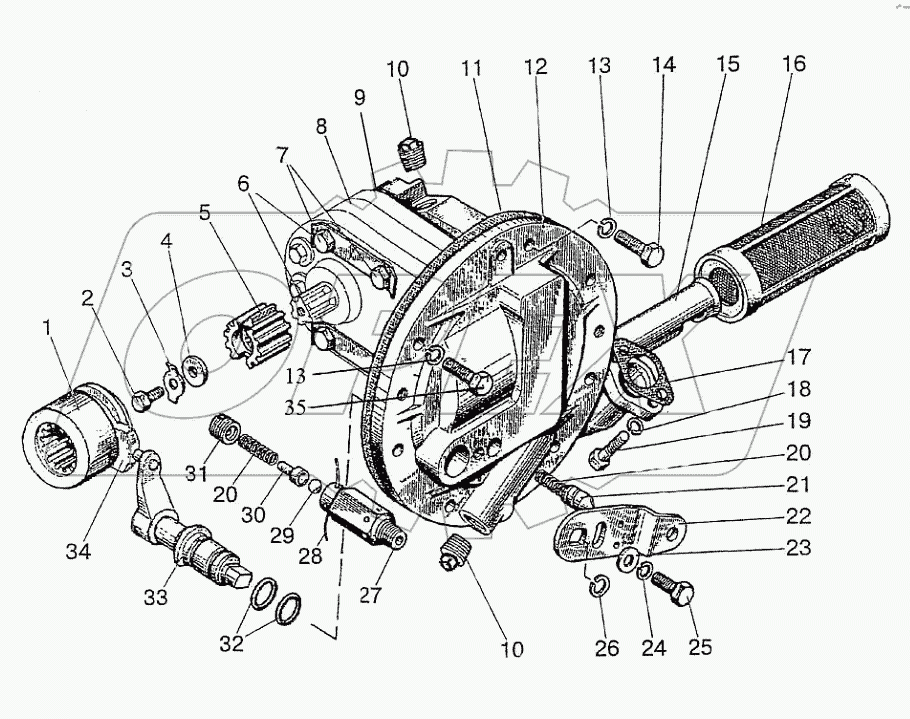 Привод насосов