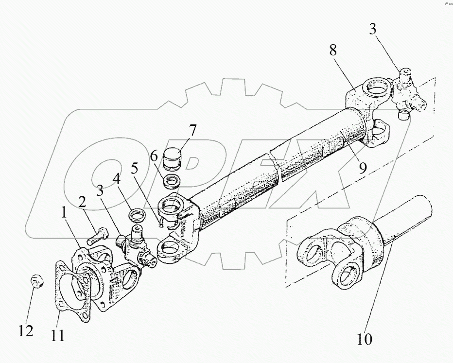 Привод карданный