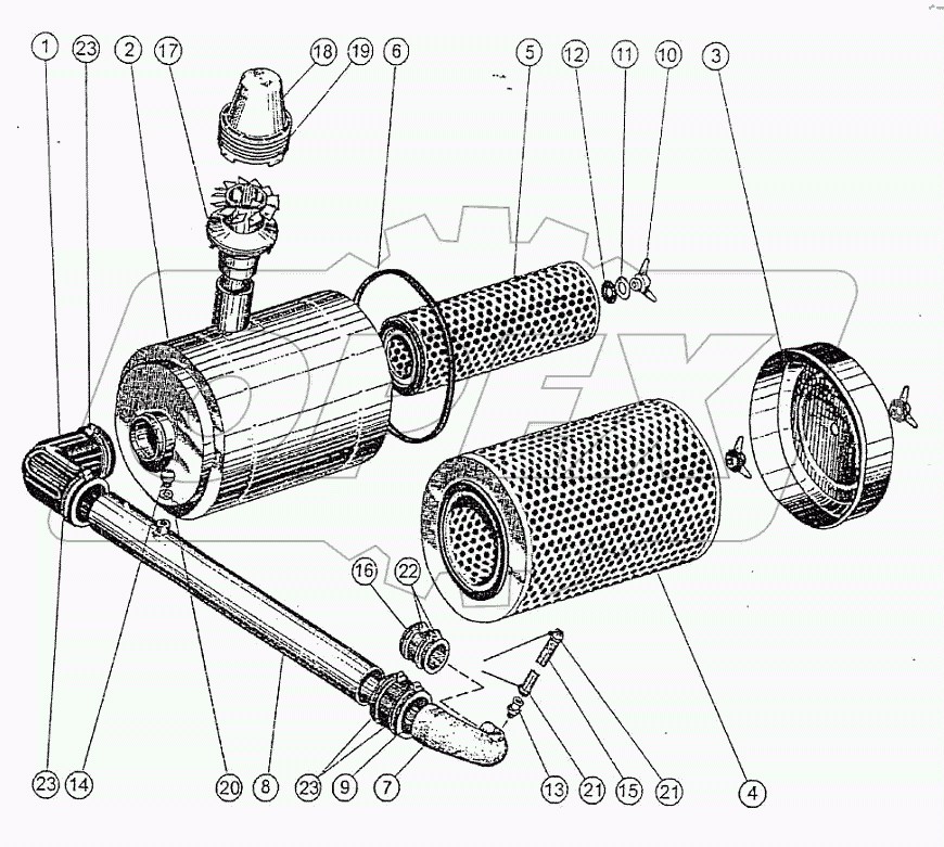 Тракт воздухоподводящий