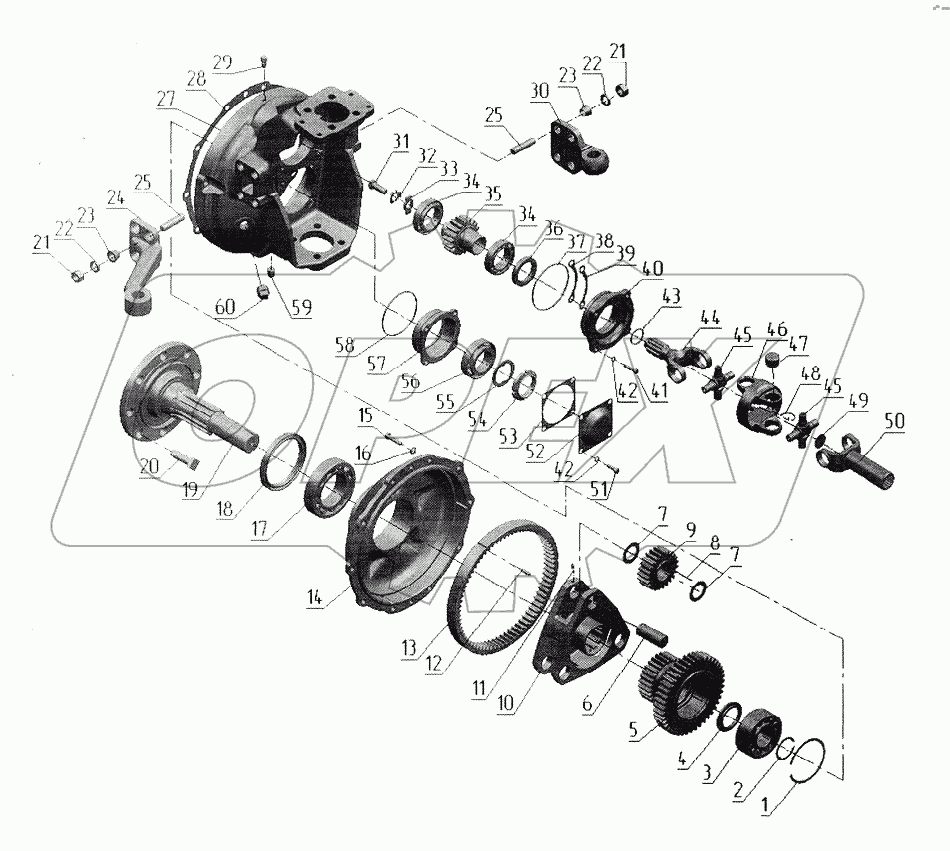 Редуктор колесный
