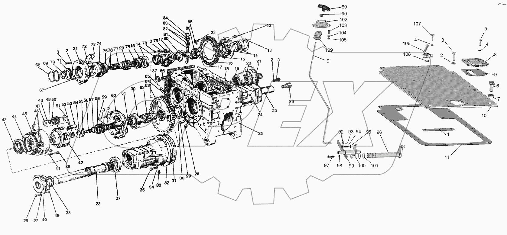 Задний мост. Дифференциал. Конечные передачи
