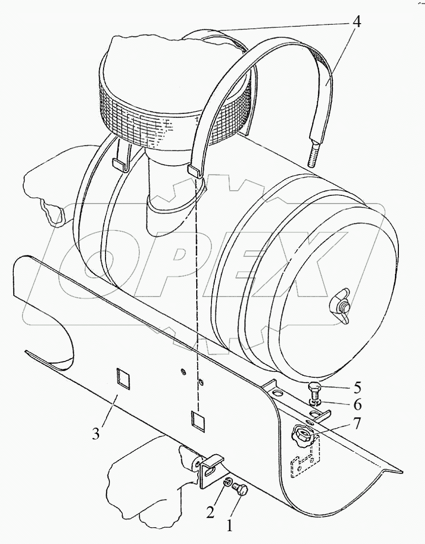 Установка воздухоочистителя