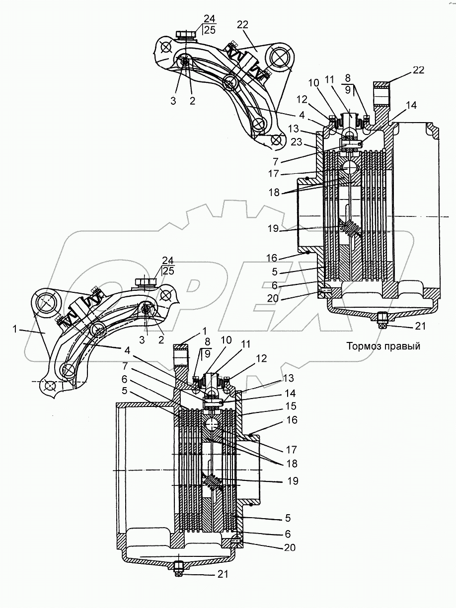 Тормоза «мокрые»