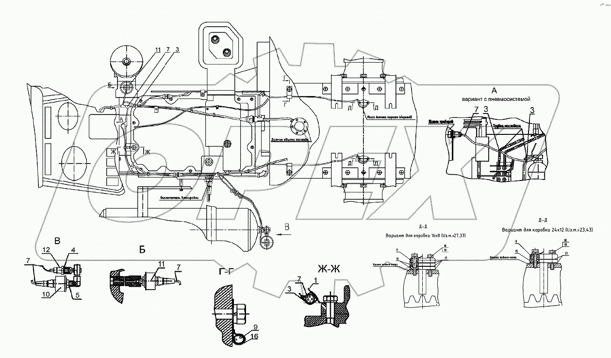 Электрооборудование трансмиссии
