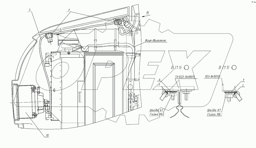 Установка фар дорожных