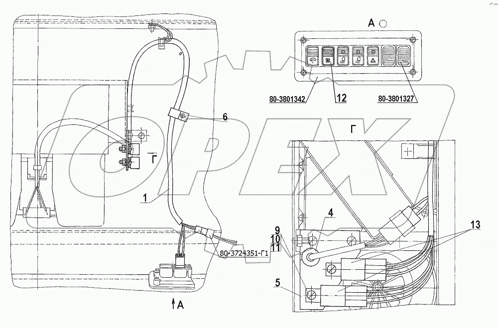 Электрооборудование отопителя