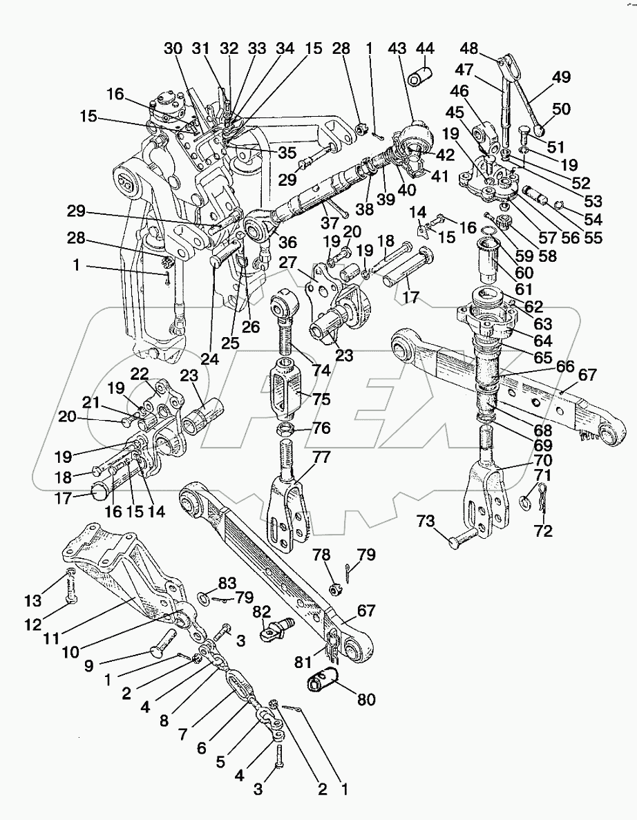 Гидросистема раздельно-агрегатная