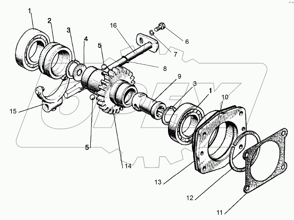 Привод насоса