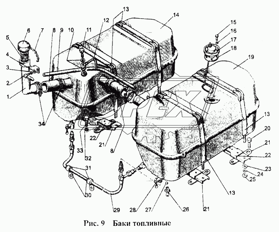 Баки топливные