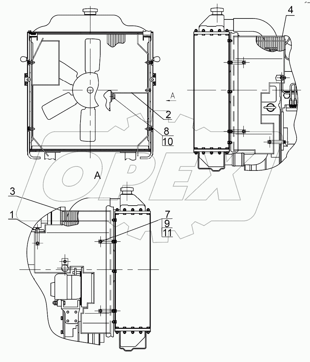 Ограждение вентилятора