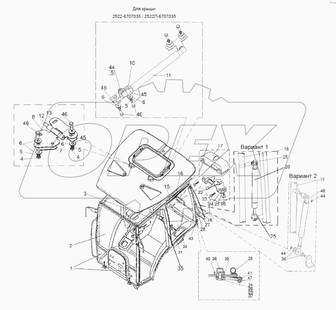 Кабина. Стекла кабины.