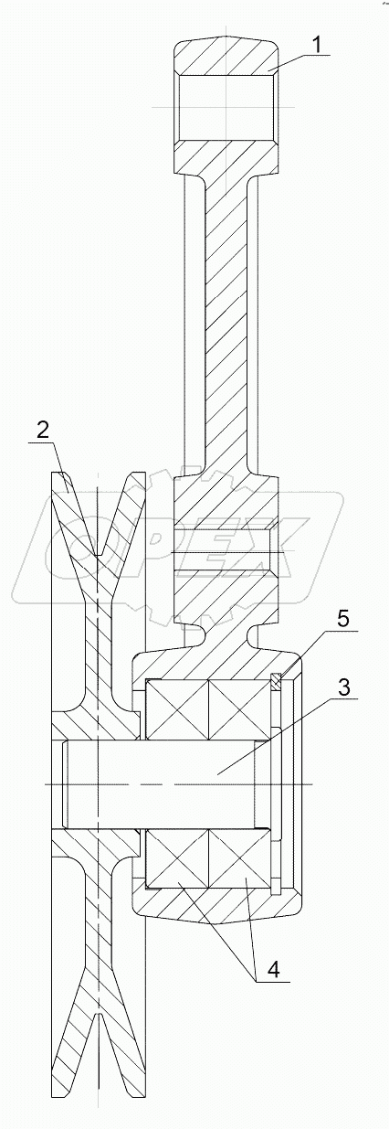 Рычаг натяжной