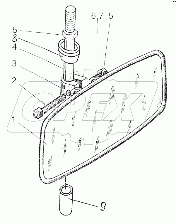 Зеркало внутреннее