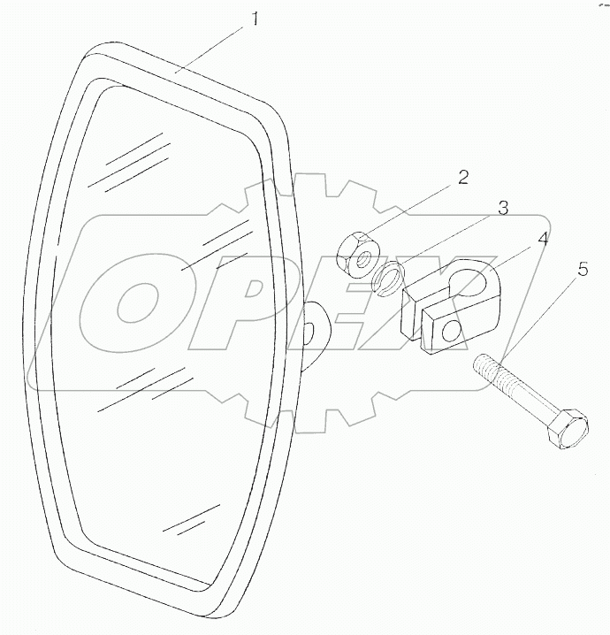 Зеркало наружное