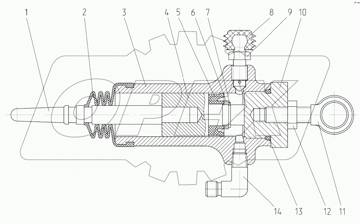 Цилиндр рабочий