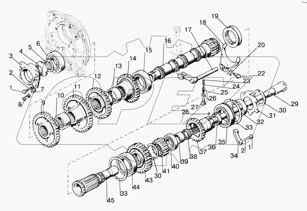 Вал промежуточный