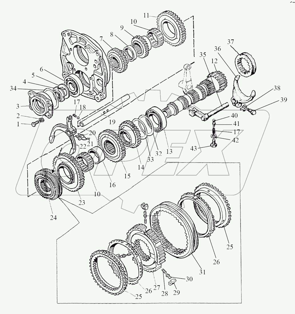 Вал промежуточный