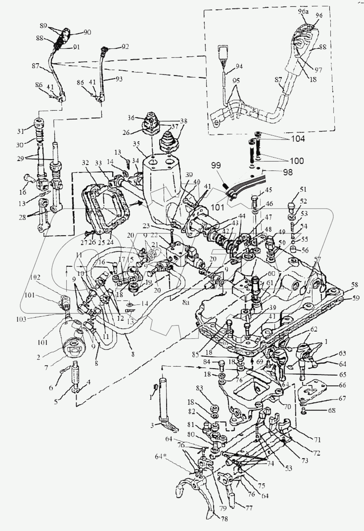 Механизм управления коробкой передач