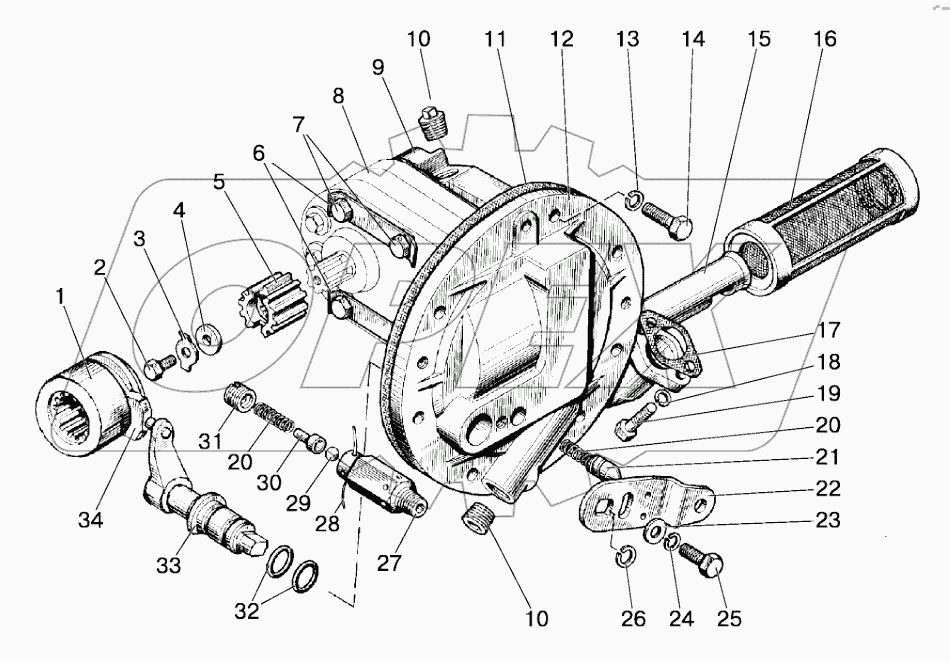 Привод насосов