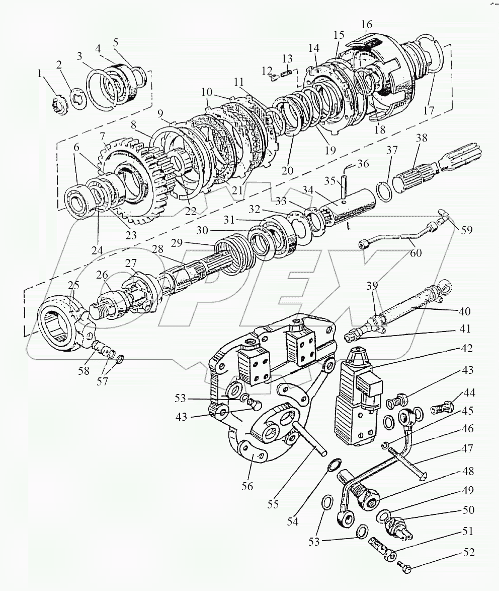 Привод переднего ведущего моста